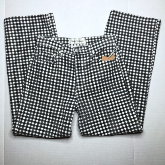 NWOT sold out Reformation Fawcett High Waist Jeans - Picture 4 of 10